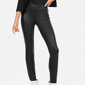 Express full length faux leather leggings